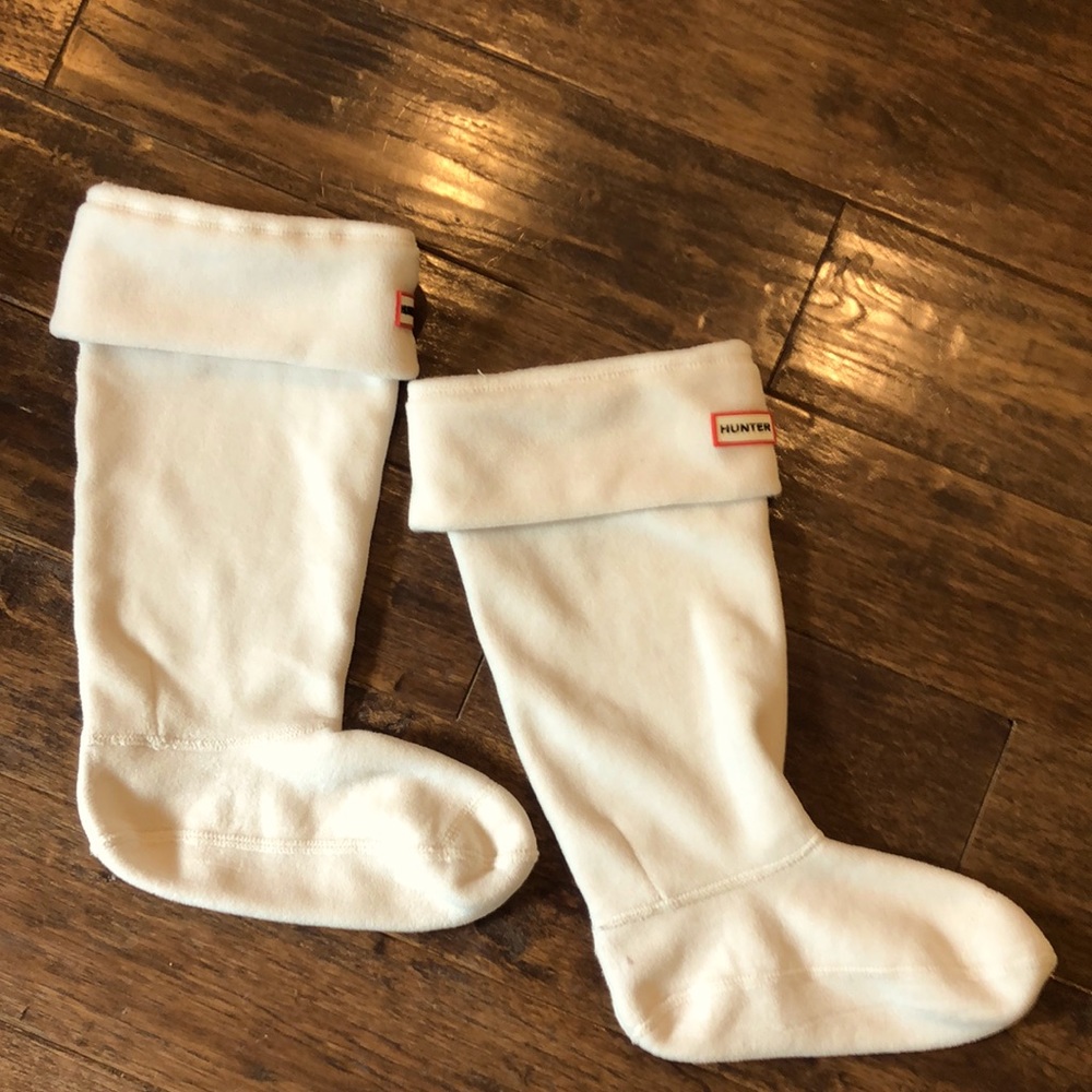 Hunter Boot Socks (pair) White size L